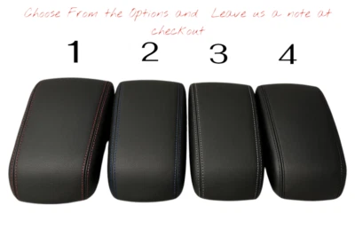 Black Custom Center Console Lid Cover Leather for Subaru Legacy 2010 2011 2012 - Image 1 of 4
