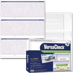 750 Blanko Geschäftsschecks - Blue Classic - 250 Blatt Formular #3000 - 3 pro Blatt - Bild 1 von 2