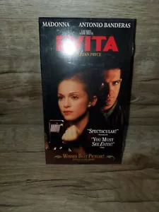 Evita (VHS, 1997) Madonna Antonio Banderas Brand New Sealed - Picture 1 of 3