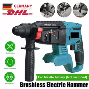 Akku Bohrhammer Elektro Bohrmaschine Schlagbohrmaschine 4 Modi Für Makita 18V - Bild 1 von 15