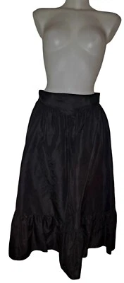 Vtg Gunnies Jessica McClintock Sz 11 Womens Black Victorian Renaissance Skirt - Image 1 of 4