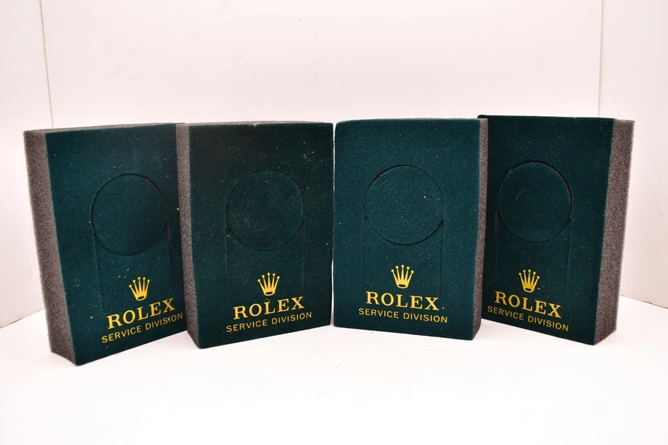 Набор из 4 подушек Rolex Watch Display Exhibitor синяя бархатная подушка - Изображение 1 из 4