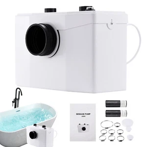 New Macerator Disposal Pump Basement Macerator Pump 600W With 4 Water Inlets - Picture 1 of 12