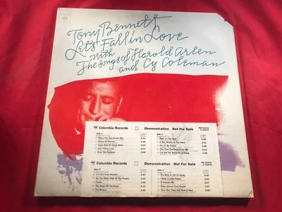 C-40 TONY BENNETT Let’s Fall In Love - WHITE LABEL PROMO - DOUBLE LP -JAZZ VOCAL - Image 1 of 4