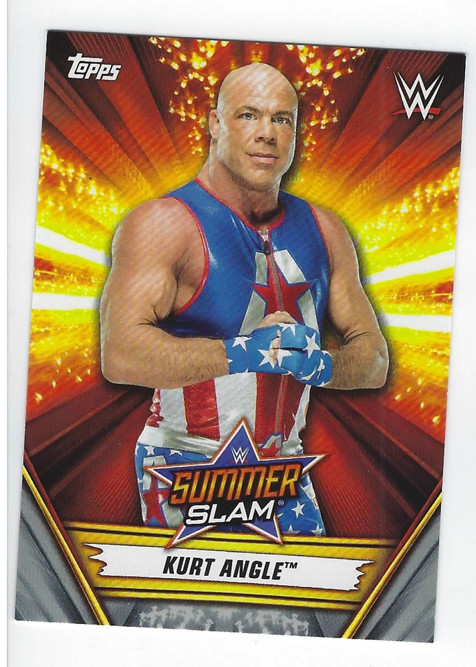 KURT ANGLE 2019 TOPPS WWE SUMMERSLAM SILVER PARALLEL /25 - Image 1 of 1