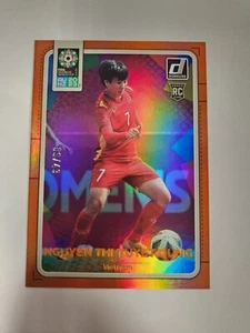 2023 Donruss Women's World Cup Soccer Orange #192 Nguyen Thi Tuyet Dung RC /49 - Picture 1 of 3