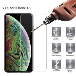 Protector de pantalla para Apple iPhone XS mejor vidrio templado protección delgada - Imagen 1 de 1