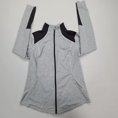 Tek Gear Jacket Womens Medium Gray Track Jacket  Workout Training Athletic - Изображение 1 из 4