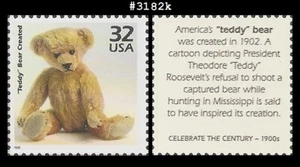 USA5 #3182k MNH 1900 Teddybär erstellt - Bild 1 von 1