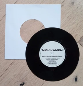 NICK KAMEN - EACH TIME YOU BREAK MY HEART (VERY GOOD CONDITION 7" VINYL) - Picture 1 of 1