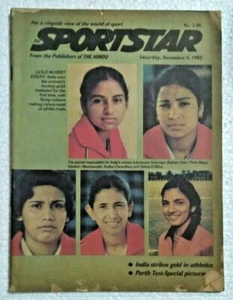 INDIA RARA REVISTA THE SPORTSTAR DICIEMBRE 4, 1982 PRUEBA ESPECIAL, INDIA ORO - Imagen 1 de 2