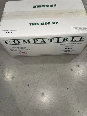 Compatible Canon FX-3 Black Toner Cartridge Factory NEW FX3. Sealed - Image 1 of 4