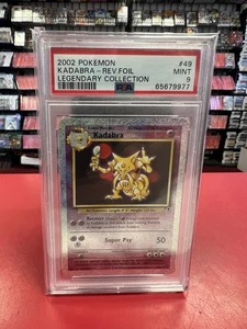 2002 Pokemon Legendary Collection Set Break #49 Kadabra Rev. Foil PSA 9 MINT - Picture 1 of 5