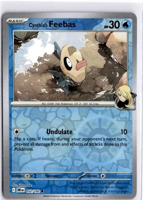Cynthia's Feebas Common SV10: Destined Rivals 052/182 NM - Image 1 of 2