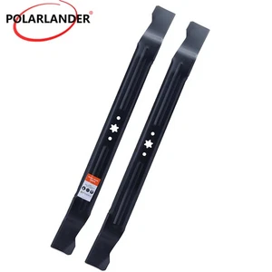 2PCS Lawn Mower Blades 30" Deck for Troy Bilt/Craftsman/Cub Cadet 742-04385 - Picture 1 of 11