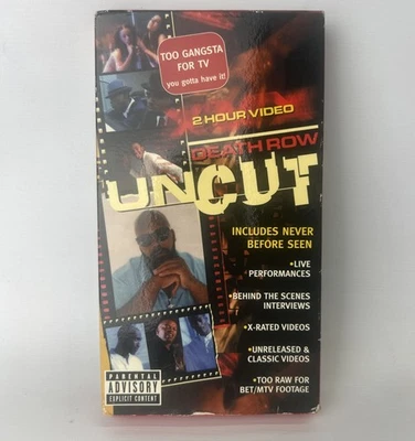 Death Row Uncut Red VHS Suge Knight Tupac Snoop Daz Kurupt Warren G - Image 1 of 4