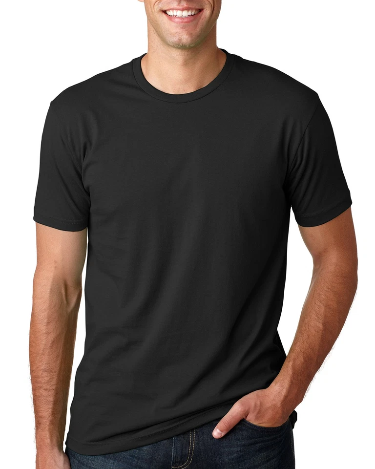 NEW Next Level 100% Cotton Men's Premium Fitted Crew Neck XS-XL T-Shirt R-3600 - Image 1 of 1