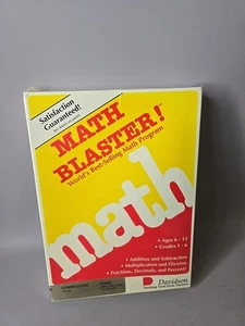 Brand New Sealed Math Blaster 48k Atari Disk Commodore 64/128 - Picture 1 of 8