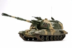 1 35 Russian Army 2S19 MSTA S 152mm Self Propelled Gun Assembly Painted Finished - Picture 1 of 9