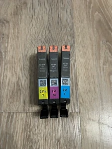 Canon 251 Ink CartridgesTri color pack  NEW  Sealed - Free Ship - Picture 1 of 2