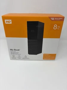 WD My Book 8TB Desktop HDD High Capacity Backup - NEW SEALED - Picture 1 of 2