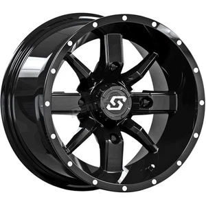 Sedona Black Front/Rear Hollow Point 14x8 Wheel - A88B-48056-44S - Picture 1 of 1