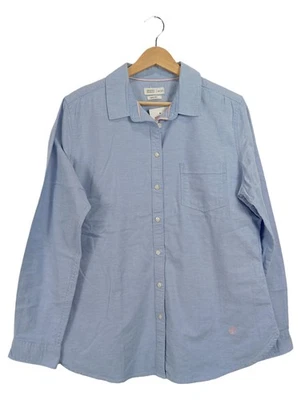 Springfield Damen Hemdbluse Langarm Blau Gr. 44/XXL Casual - Bild 1 von 4