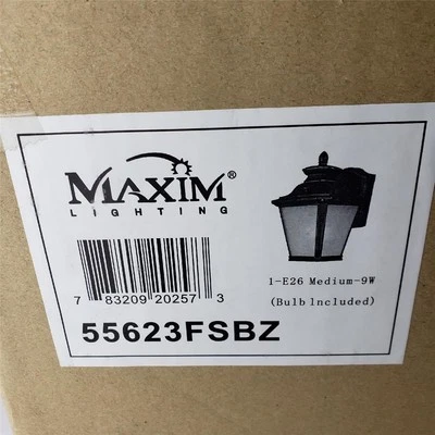 ^ Maxim Lighting Knoxville LED E26 11" H Bronze Medium Base Outdoor 55623FSBZ - Image 1 of 4