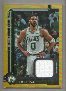 2025-26 Topps Baskteball Real One Relic Gold #FROJT Jayson Tatum Jersey 19/50 - Picture 1 of 2