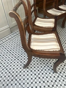 Antique dinning chairs x 4 - Picture 1 of 7