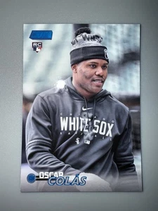 2023 Topps Stadium Club - Oscar Colas #244 Blue Foil /50 (RC) - Picture 1 of 2