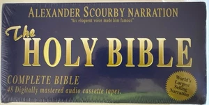 Alexander Scourby KJV NEU komplette Bibel 1999, 48 Audiokassetten KJV neu versiegelt - Bild 1 von 8