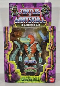 Turtles Of Grayskull LEATHERHEAD Figure MOTU X TMNT UNPUCHED - Bild 1 von 8
