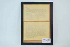 JOHN LENNON ass telegram ORIGINAL historical document THE BEATLES MT - Imagen 1 de 3