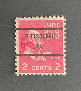 Pittsburgh, Pennsylvania Type 71 Precancel - 2 cents Prexie U.S. #806 - PA - Picture 1 of 1