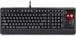 Perixx PERIBOARD-522 Mechanical keyboard with trackball, brown shaft large 55 mm - Picture 1 of 9