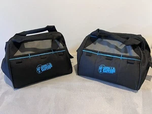 *2 PACK* Gorilla Grip Tool Bag 3 Pocket Black 10” X 8” X 8” - Picture 1 of 6