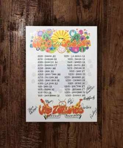 The Zombies Original 50th Anniversary Time of the Season Tour Ltd Concert Poster - Picture 1 of 1