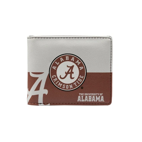 NCAA Durable Bi-Fold Wallet Billfold Wallet Alabama Crimson Tide Cover