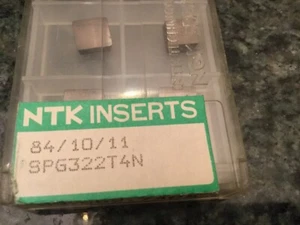 NTK ceramic inserts lot of 5  SPG 322 SPG322 T4N cnc mill hard turning milling  - Picture 1 of 4