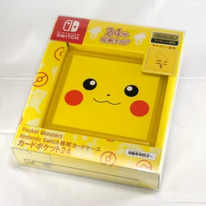 Pokemon Pikachu Card case for Nintendo Switch Card pocket 24 Nintendo licensed  - Picture 1 of 5