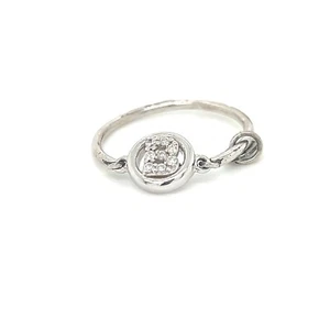 Anello in Argento con lettera B Oro e Diamanti - Imagen 1 de 1