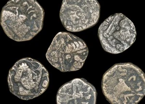 Set of 7 Rare Gondophares I Drachms from Ancient Indo-Parthian India (20-55 CE) - Picture 1 of 1