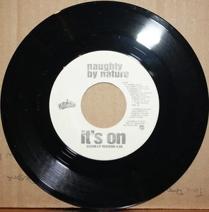 NAUGHTY BY NATURE **It's On** 1993 HIP HOP 45 on TOMMY BOY / COLLECTABLES 589 - Picture 1 of 2