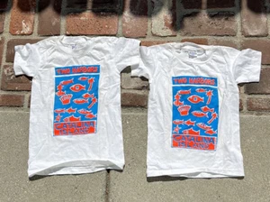 Two vintage Hanes Beefy Catalina Island Kids T shirts.UNISEX - Picture 1 of 13
