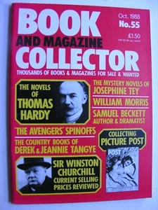 BOOK & MAGAZINE COLLECTOR Oct 1988 55 William Morris, Thomas Hardy, Derek Tangye - Picture 1 of 3