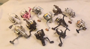 Vintage lot of (12) Fresh water Spinning Reels - Picture 1 of 17