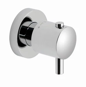 VADO CELSIUS ROUND CONCEALED THERMOSTATIC MIXING VALVE CEL-163-C/P - Picture 1 of 2