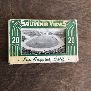 Vintage Black And White Souvenir Views 16 Of Los Angeles Mini Postcards - Picture 1 of 6