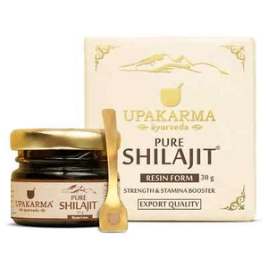 Upakarma Ayurveda Pure & Natural Shilajit /Shilajeet Resin 15g Stamina Booster - Picture 1 of 10